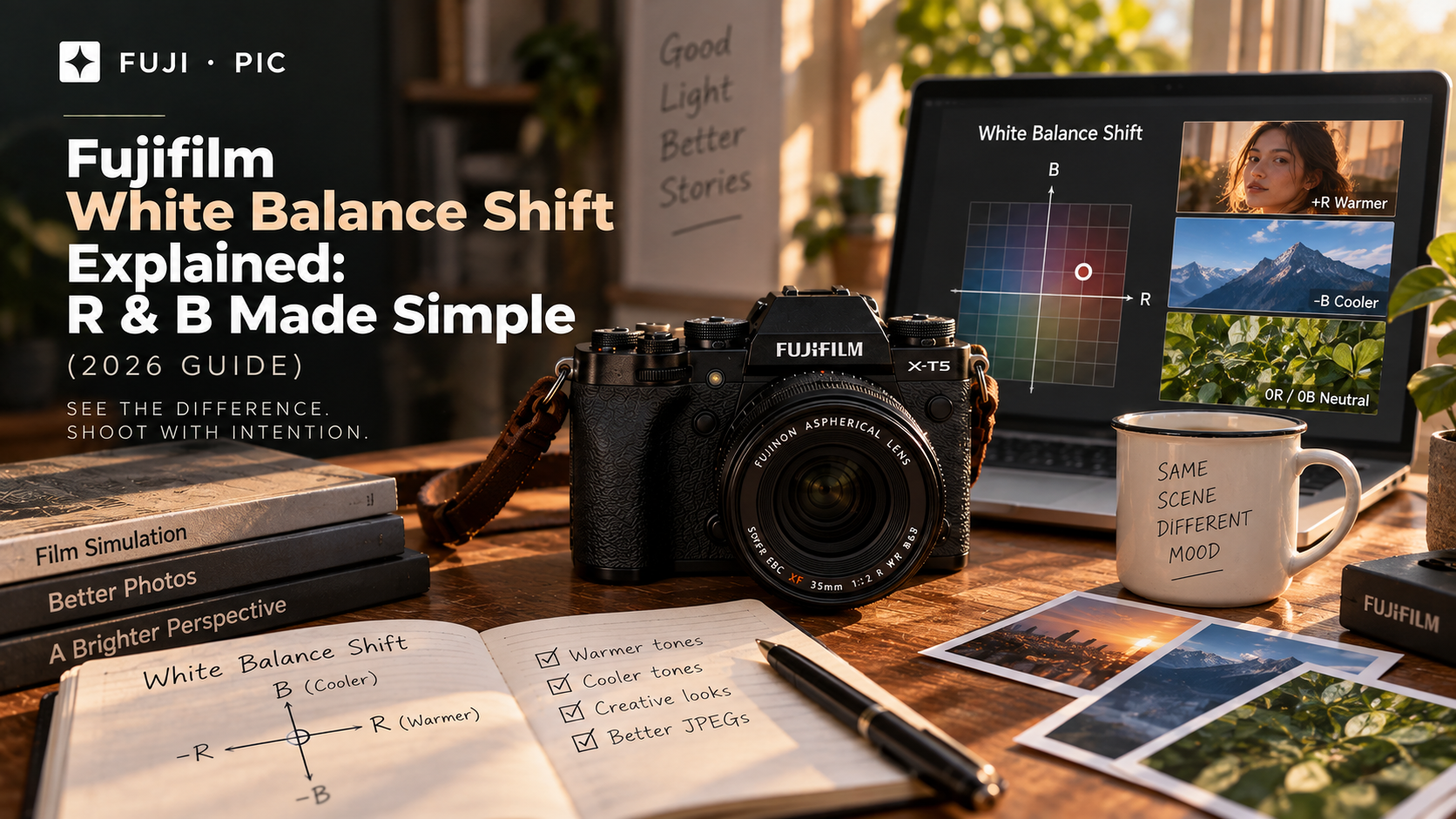 Fujifilm White Balance Shift settings
